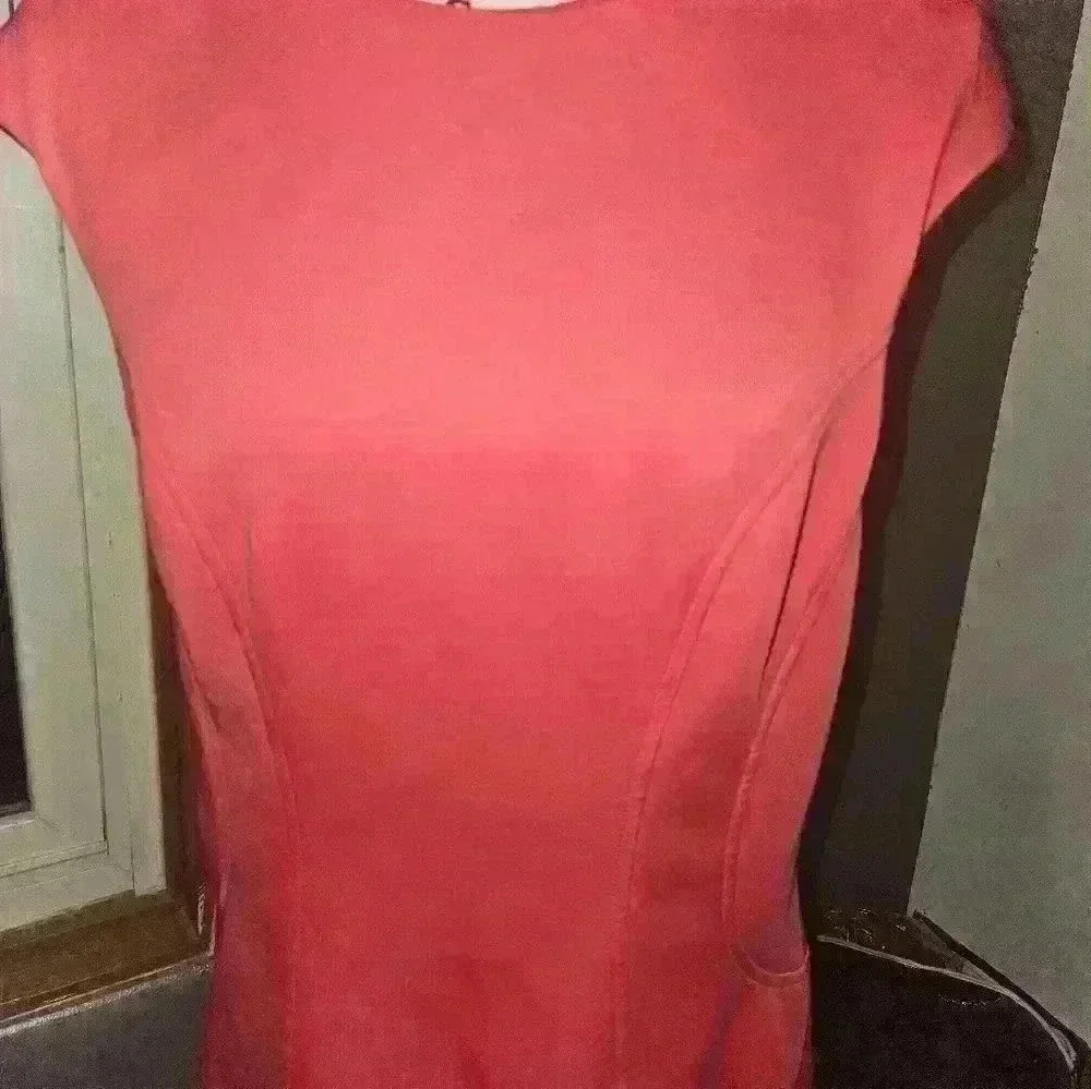 Betsey Johnson Womans Hot Pink Dress Size 10. - Picture 6 of 12